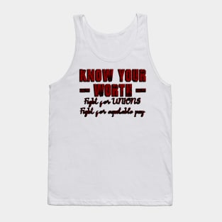 Know Your Worth Tank Top